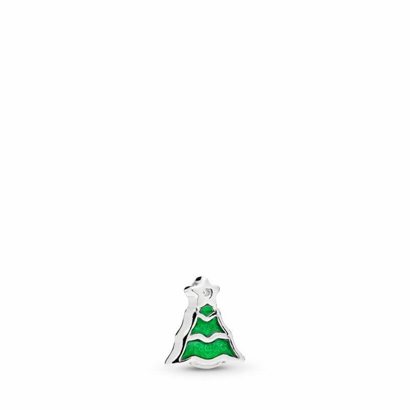 Pandora Christmas Tree Petite Locket Charm NZ, Sterling Silver (790134-KTB)